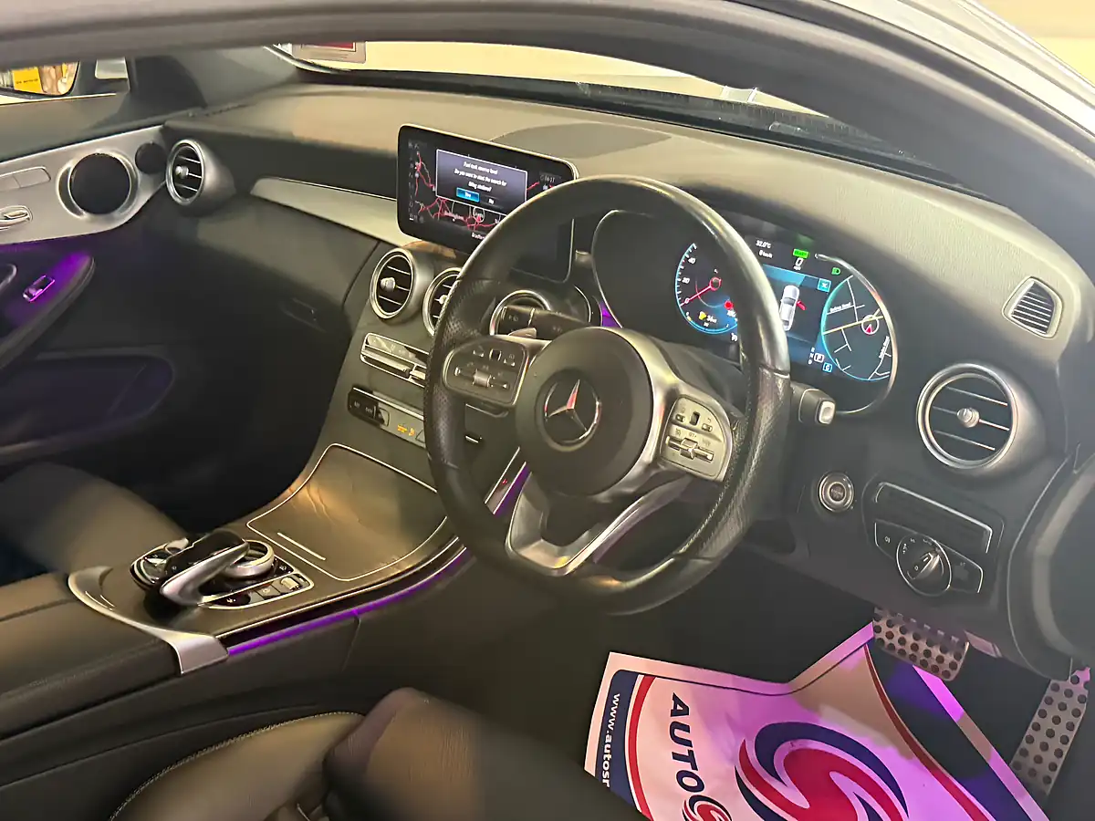 Used 2019 Mercedes-Benz C Class AMG Line Silver - Interior and Exterior details 12