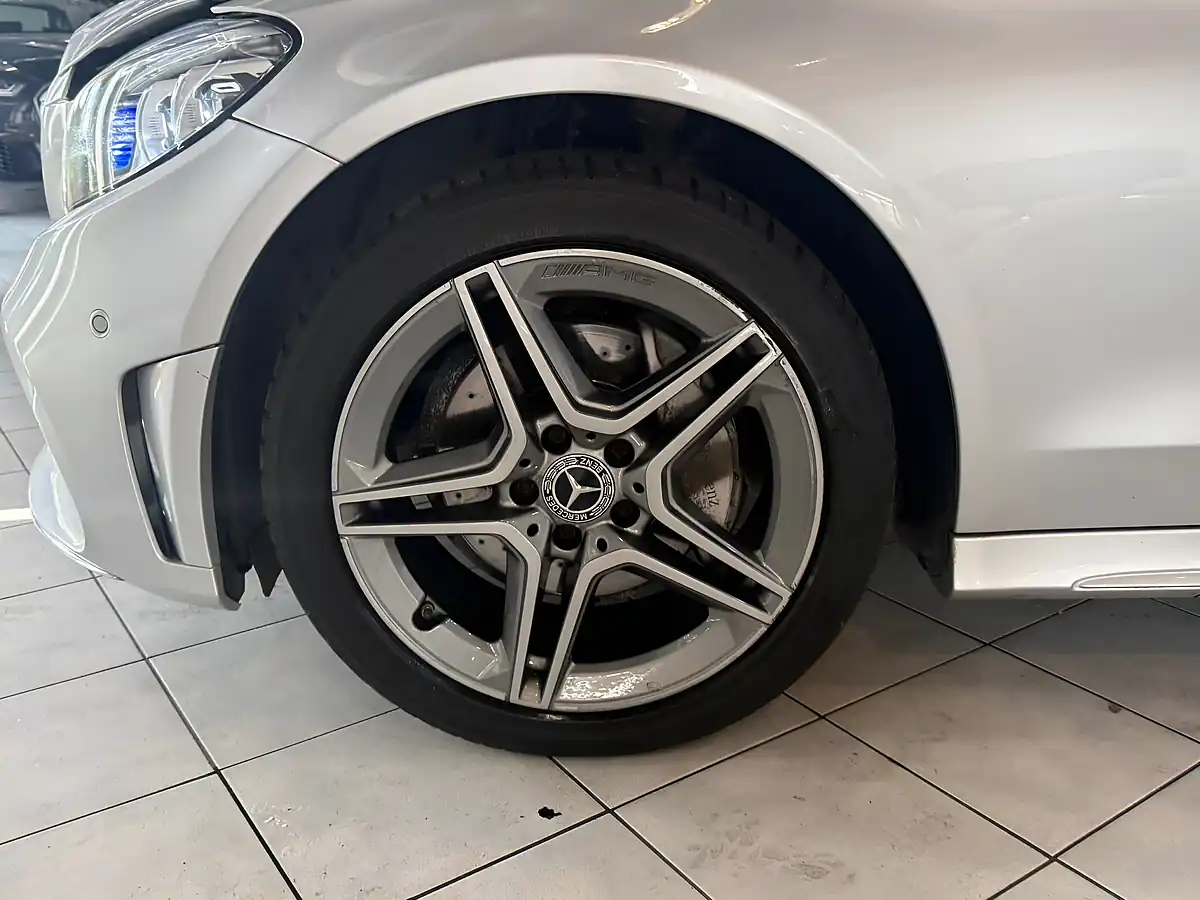 Used 2019 Mercedes-Benz C Class AMG Line Silver - Interior and Exterior details 19