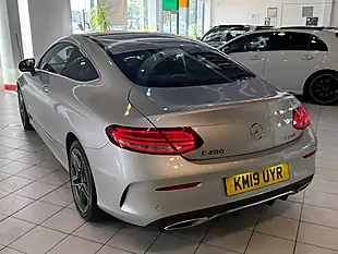 Used 2019 Mercedes-Benz C Class AMG Line Silver - Interior and Exterior details 7