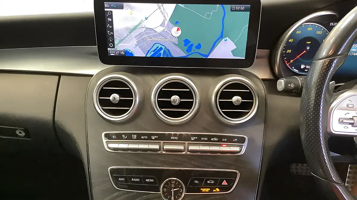 Used 2019 Mercedes-Benz C Class AMG Line Silver - Interior and Exterior details 10