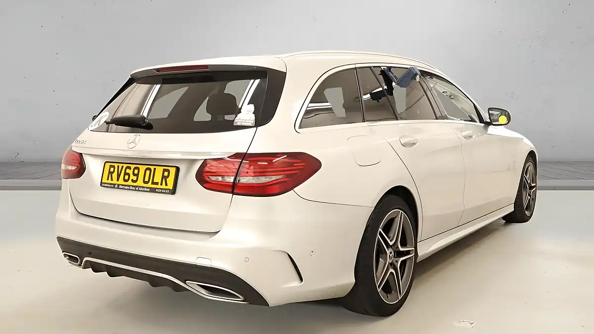 Used 2019 Mercedes-Benz C Class AMG Line Silver - Interior and Exterior details 2