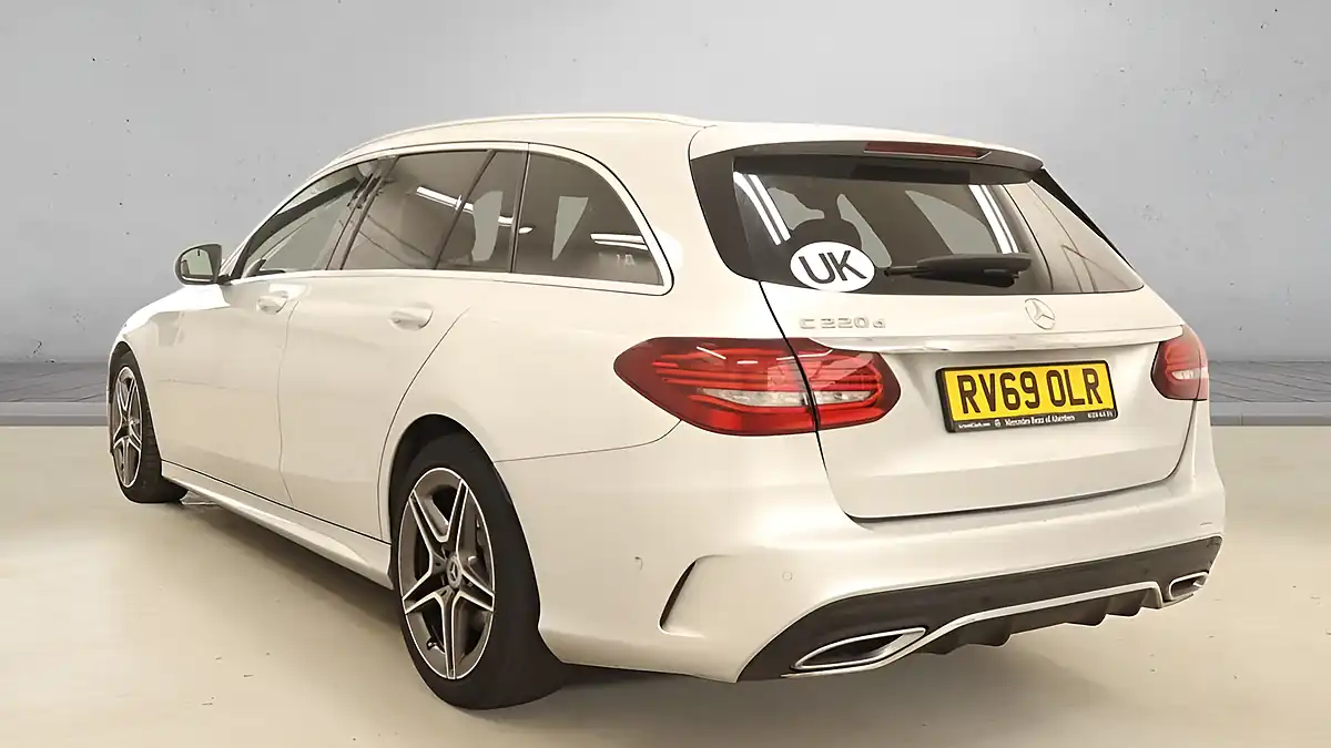 Used 2019 Mercedes-Benz C Class AMG Line Silver - Interior and Exterior details 3