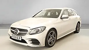 Used 2019 Mercedes-Benz C Class AMG Line Silver - Interior and Exterior details 4