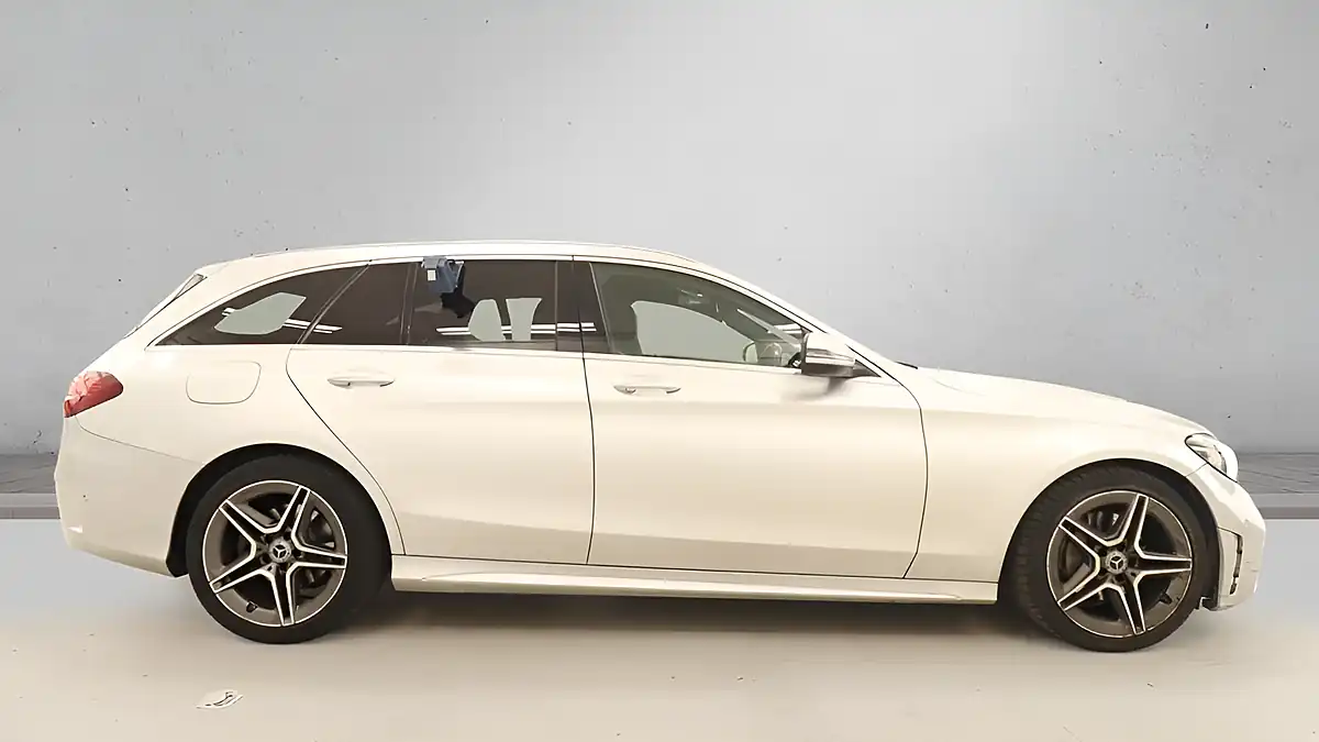 Used 2019 Mercedes-Benz C Class AMG Line Silver - Interior and Exterior details 5