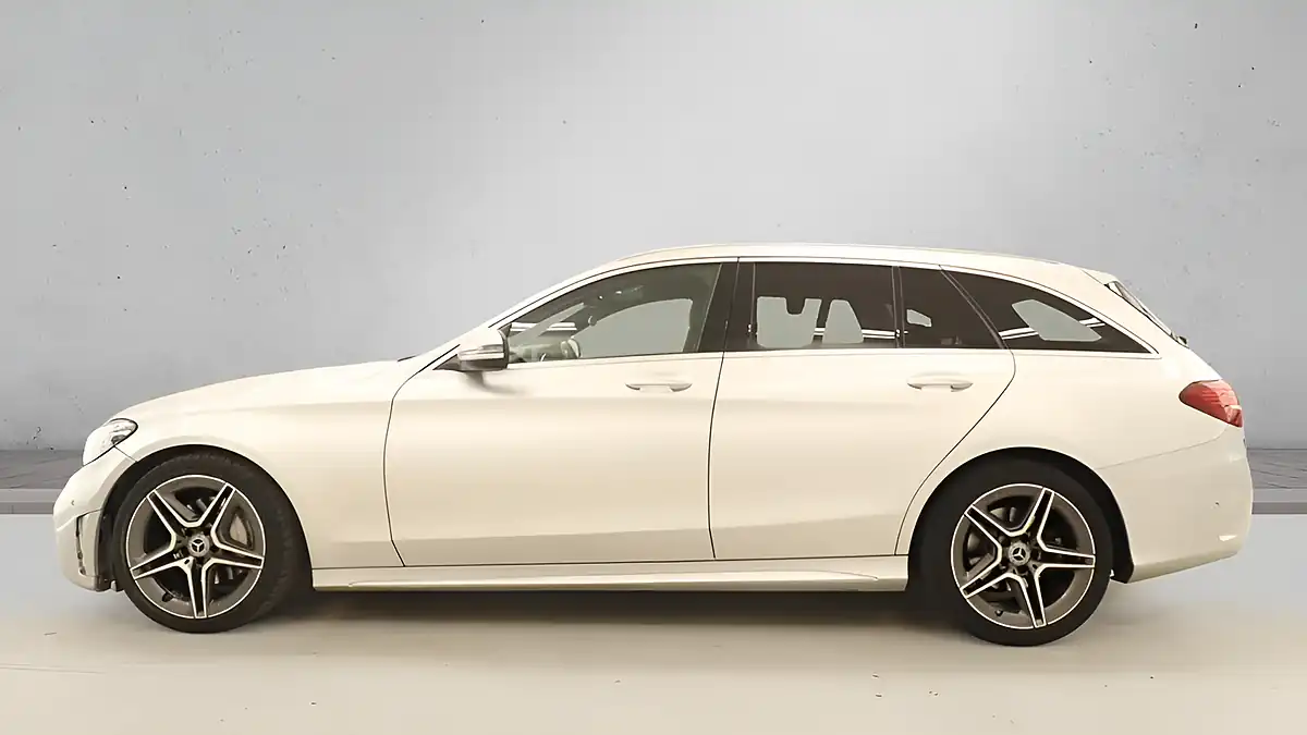Used 2019 Mercedes-Benz C Class AMG Line Silver - Interior and Exterior details 6