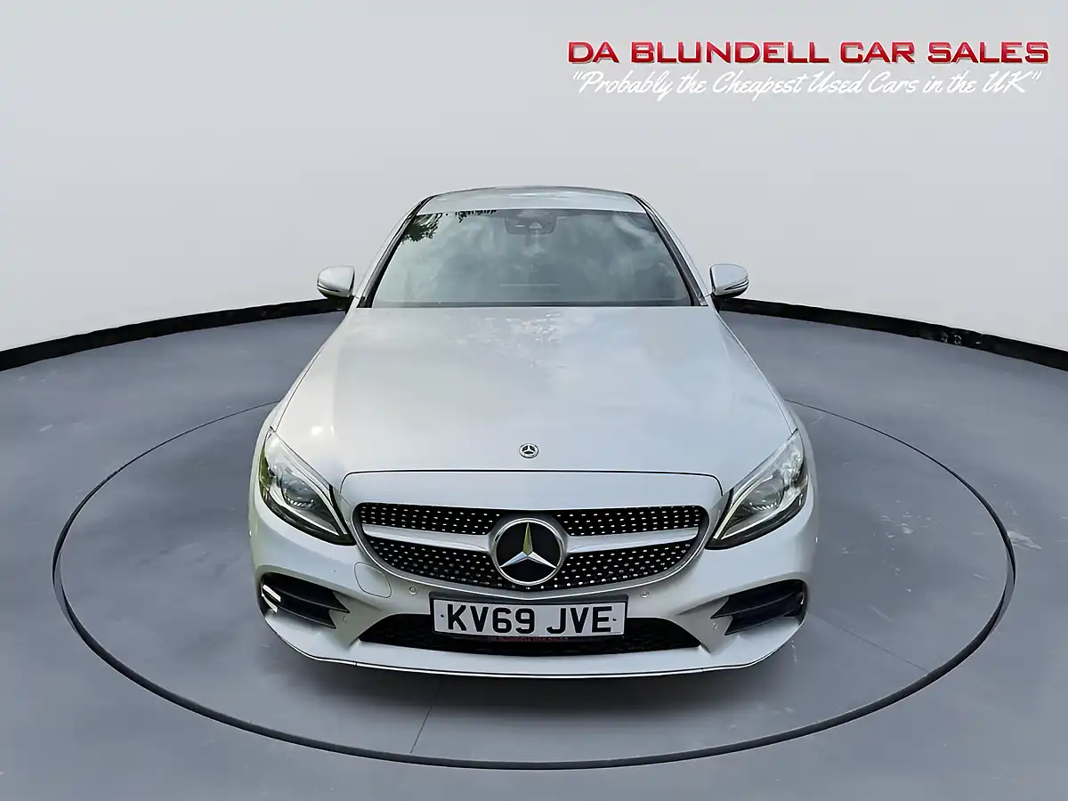 Used 2019 Mercedes-Benz C Class AMG Line Silver - Interior and Exterior details 13