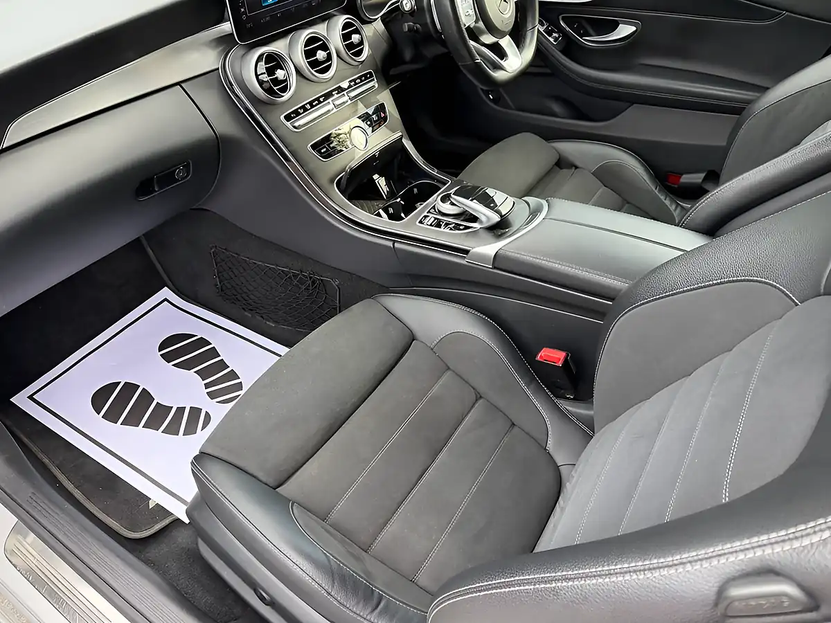 Used 2019 Mercedes-Benz C Class AMG Line Silver - Interior and Exterior details 15