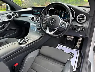 Used 2019 Mercedes-Benz C Class AMG Line Silver - Interior and Exterior details 5