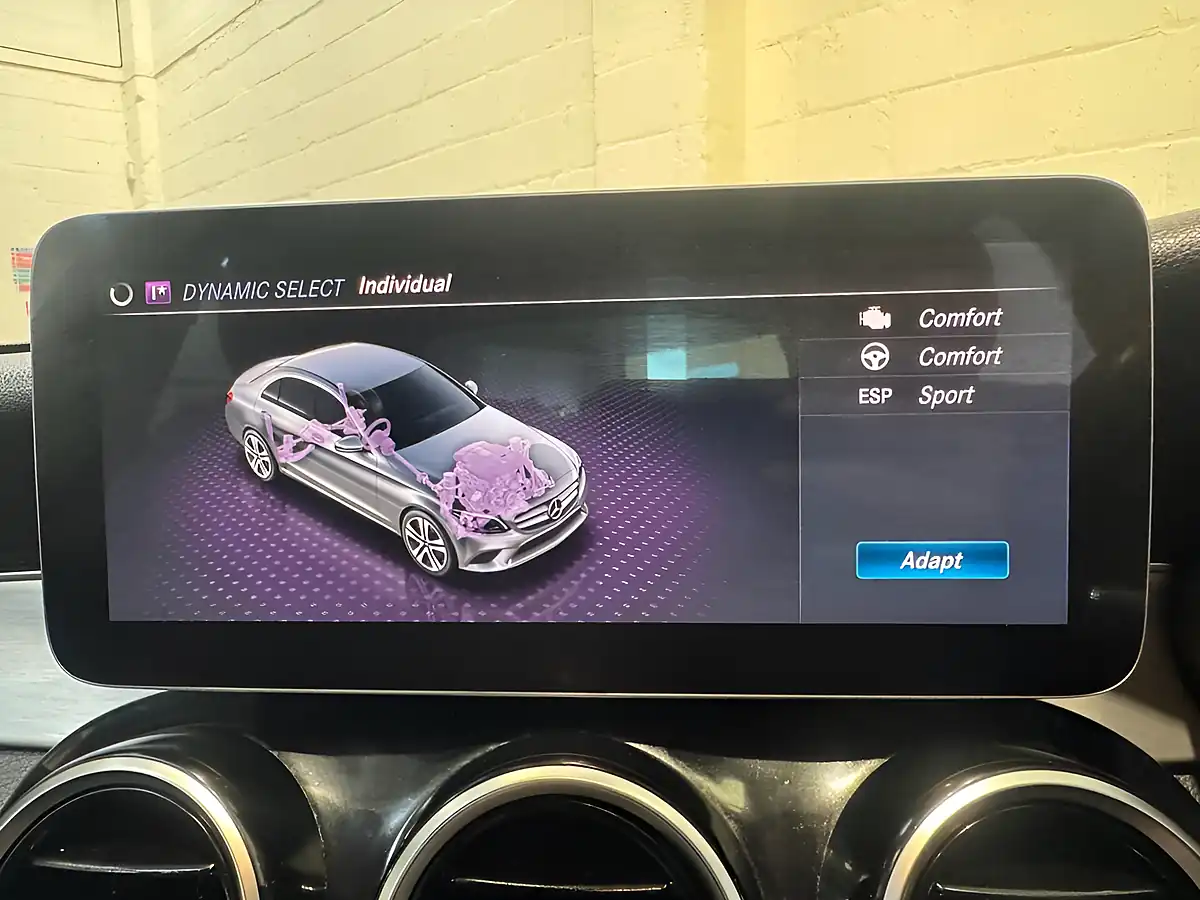 Used 2019 Mercedes-Benz C Class AMG Line White - Interior and Exterior details 18