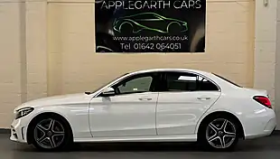 Used 2019 Mercedes-Benz C Class AMG Line White - Interior and Exterior details 6