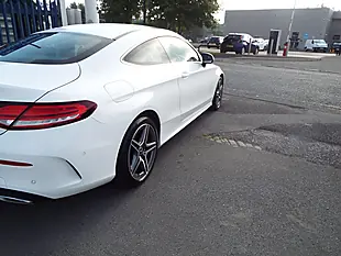 Used 2019 Mercedes-Benz C Class AMG Line White - Interior and Exterior details 16