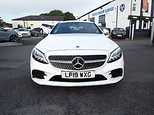 Used 2019 Mercedes-Benz C Class AMG Line White - Interior and Exterior details 2