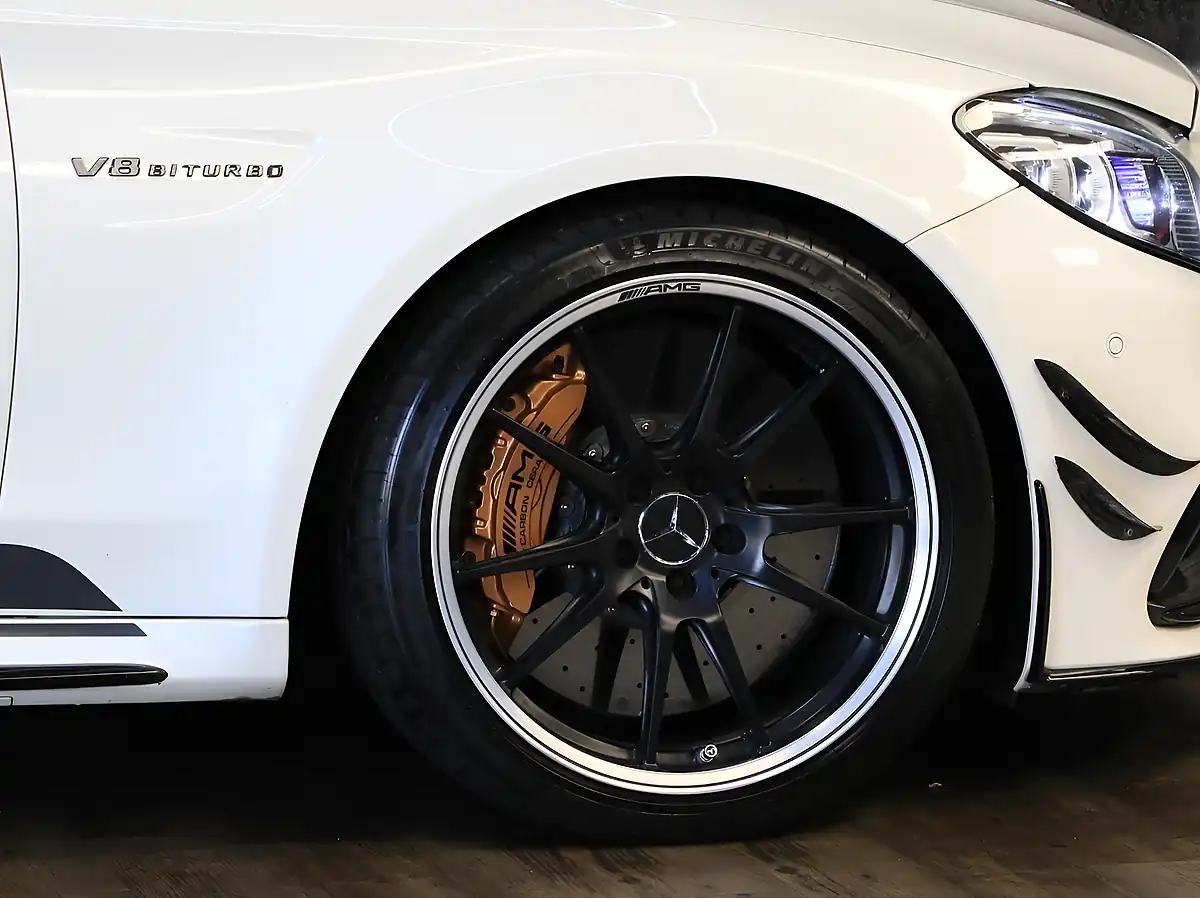 Used 2019 Mercedes-Benz C Class C63 AMG S White - Interior and Exterior details 10