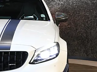 Used 2019 Mercedes-Benz C Class C63 AMG S White - Interior and Exterior details 11