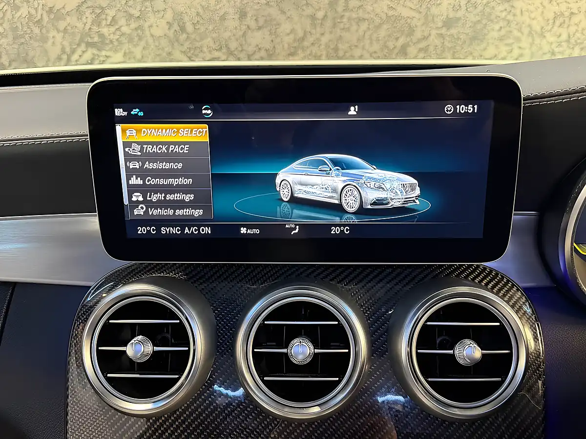 Used 2019 Mercedes-Benz C Class C63 AMG S White - Interior and Exterior details 15