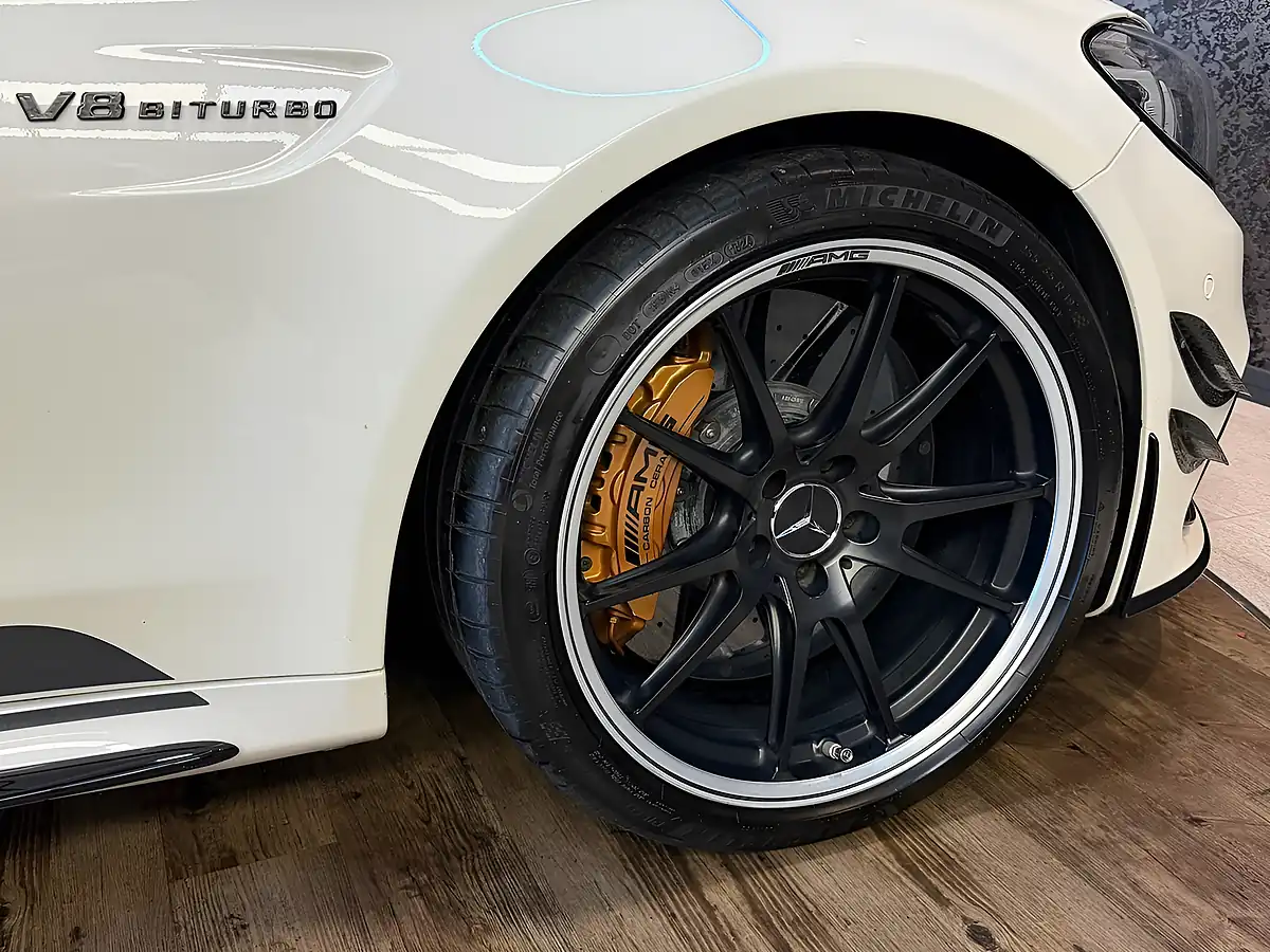 Used 2019 Mercedes-Benz C Class C63 AMG S White - Interior and Exterior details 18