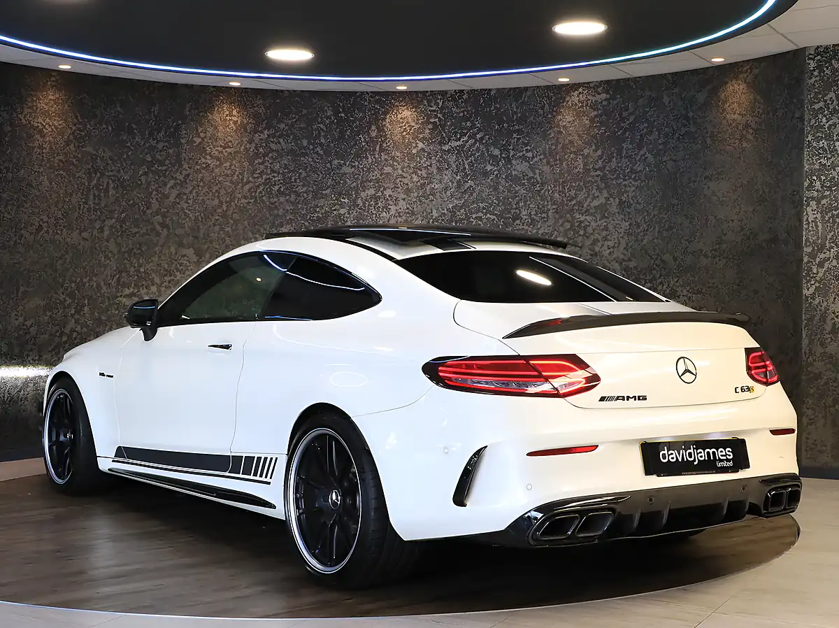 Used 2019 Mercedes-Benz C Class C63 AMG S White - Interior and Exterior details 8