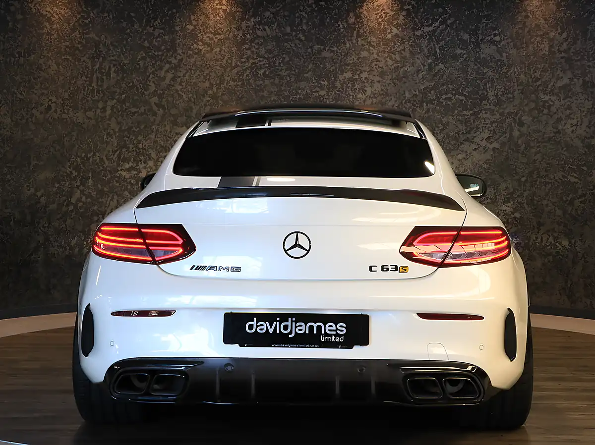 Used 2019 Mercedes-Benz C Class C63 AMG S White - Interior and Exterior details 9