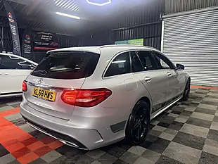 Used 2019 Mercedes-Benz C Class Nightfall Edition Silver - Interior and Exterior details 11