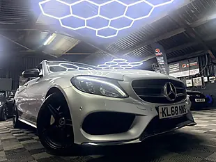 Used 2019 Mercedes-Benz C Class Nightfall Edition Silver - Interior and Exterior details 2