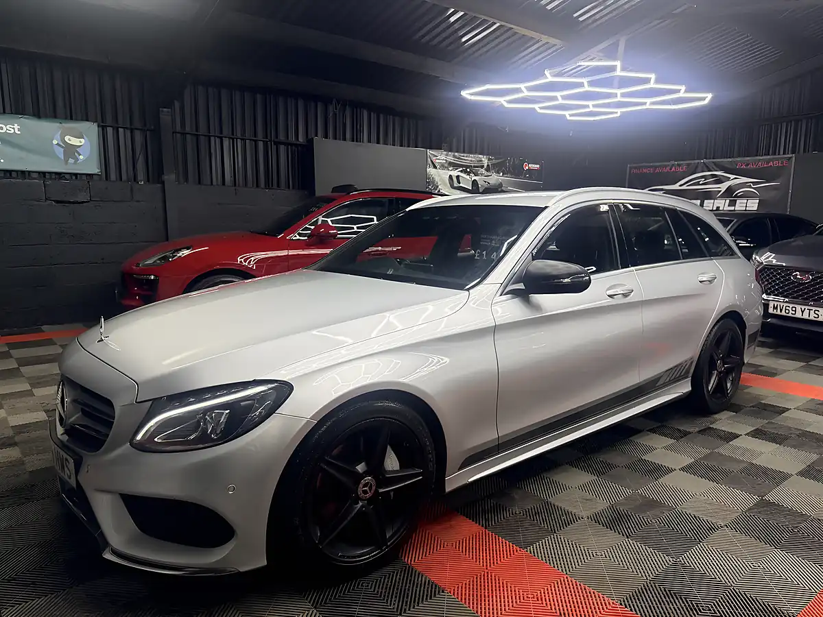 Used 2019 Mercedes-Benz C Class Nightfall Edition Silver - Interior and Exterior details 5