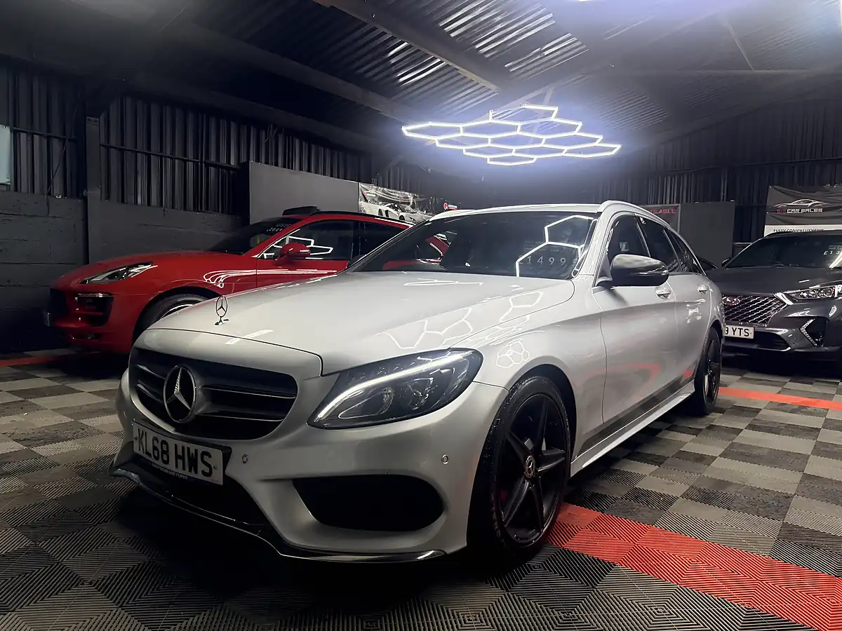 Used 2019 Mercedes-Benz C Class Nightfall Edition Silver - Interior and Exterior details 6