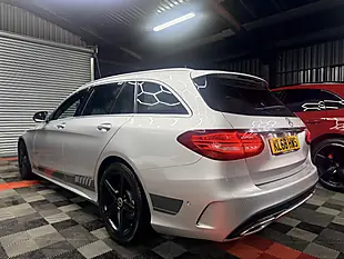 Used 2019 Mercedes-Benz C Class Nightfall Edition Silver - Interior and Exterior details 7