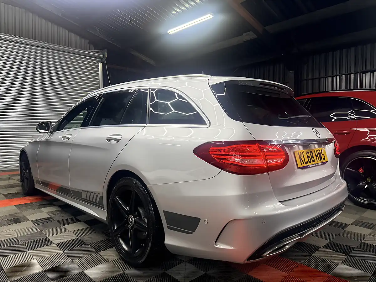 Used 2019 Mercedes-Benz C Class Nightfall Edition Silver - Interior and Exterior details 7