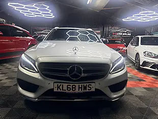 Used 2019 Mercedes-Benz C Class Nightfall Edition Silver - Interior and Exterior details 9