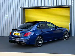 Used 2019 Mercedes-Benz C Class Premium Plus Blue - Interior and Exterior details 13