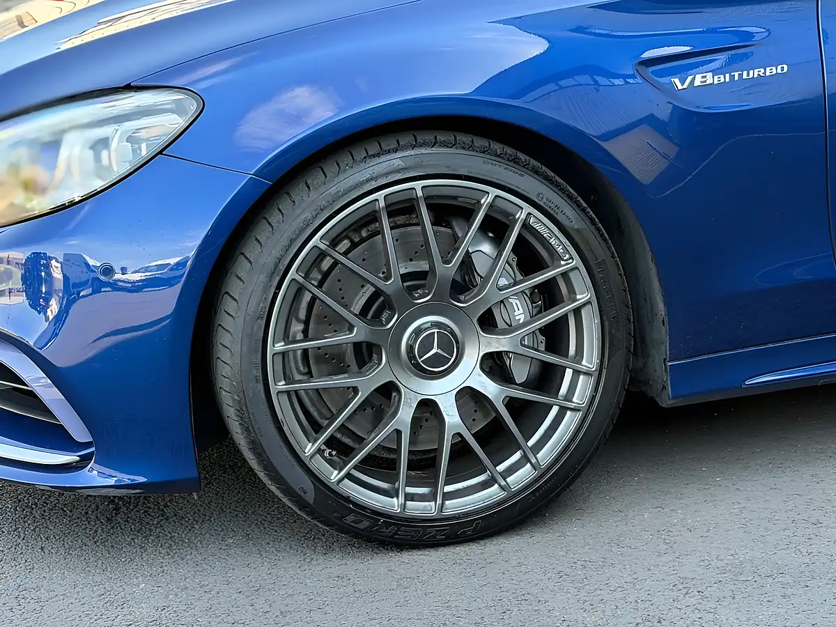 Used 2019 Mercedes-Benz C Class Premium Plus Blue - Interior and Exterior details 14
