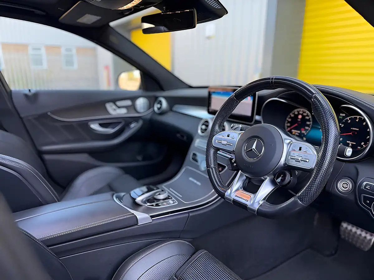Used 2019 Mercedes-Benz C Class Premium Plus Blue - Interior and Exterior details 16