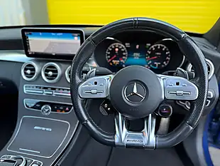 Used 2019 Mercedes-Benz C Class Premium Plus Blue - Interior and Exterior details 2