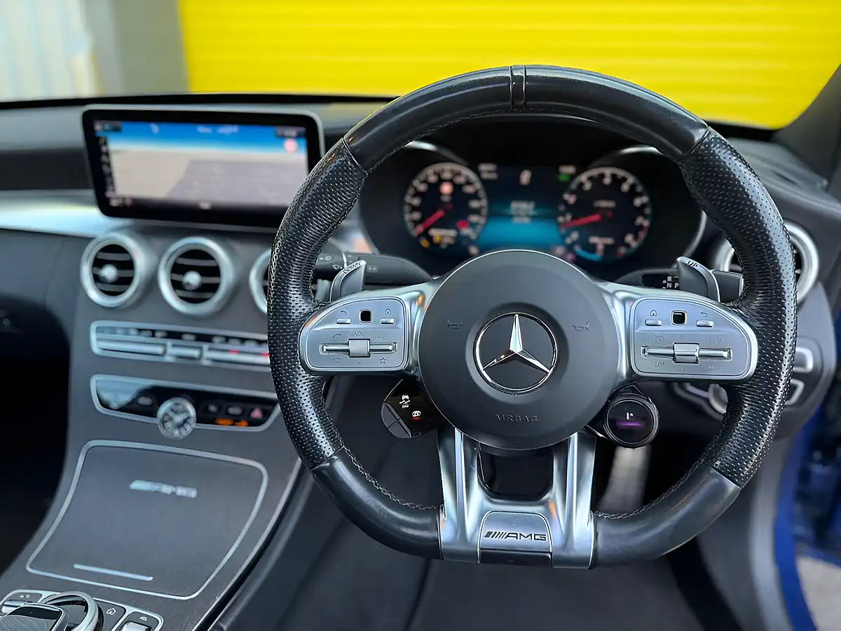 Used 2019 Mercedes-Benz C Class Premium Plus Blue - Interior and Exterior details 2