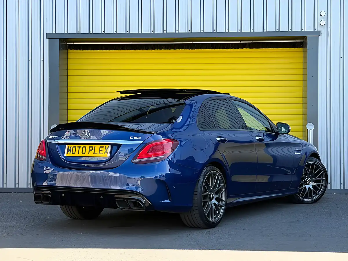 Used 2019 Mercedes-Benz C Class Premium Plus Blue - Interior and Exterior details 7