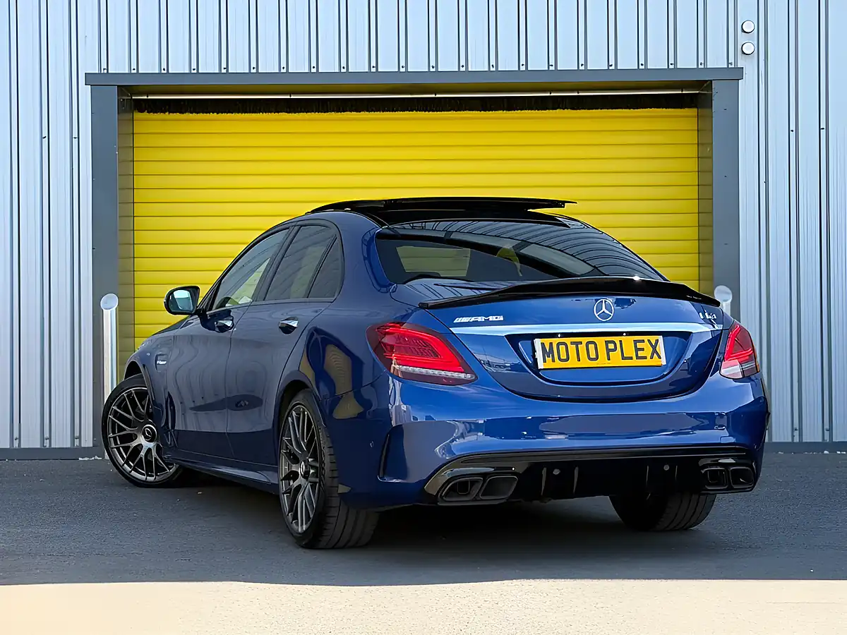 Used 2019 Mercedes-Benz C Class Premium Plus Blue - Interior and Exterior details 9