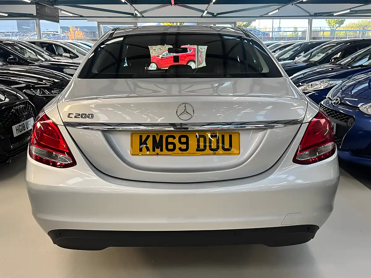 Used 2019 Mercedes-Benz C Class Se Silver - Interior and Exterior details 10