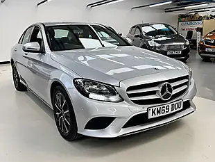 Used 2019 Mercedes-Benz C Class Se Silver - Interior and Exterior details 2