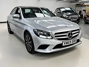 Used 2019 Mercedes-Benz C Class Se Silver - Interior and Exterior details 3