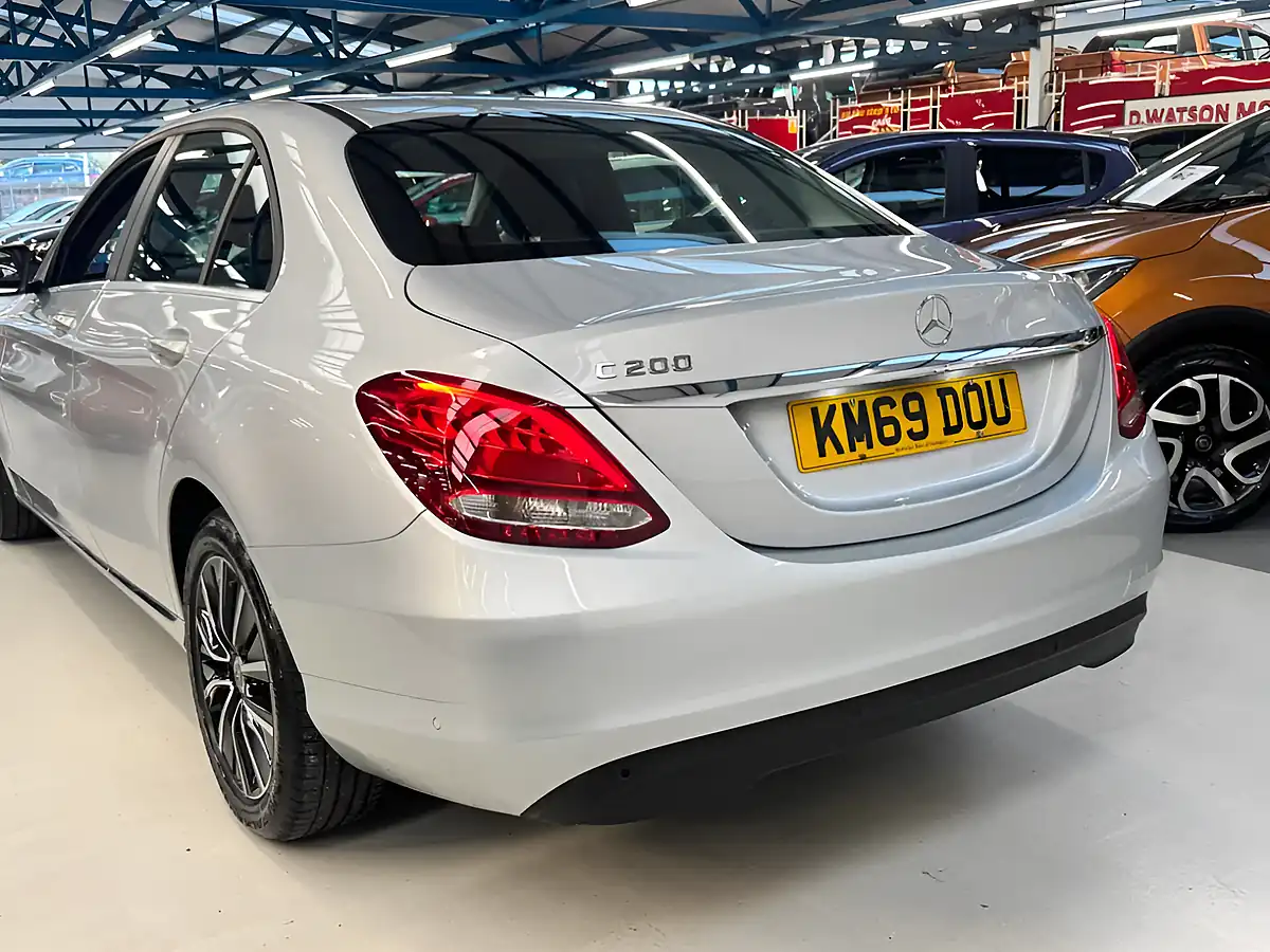 Used 2019 Mercedes-Benz C Class Se Silver - Interior and Exterior details 4