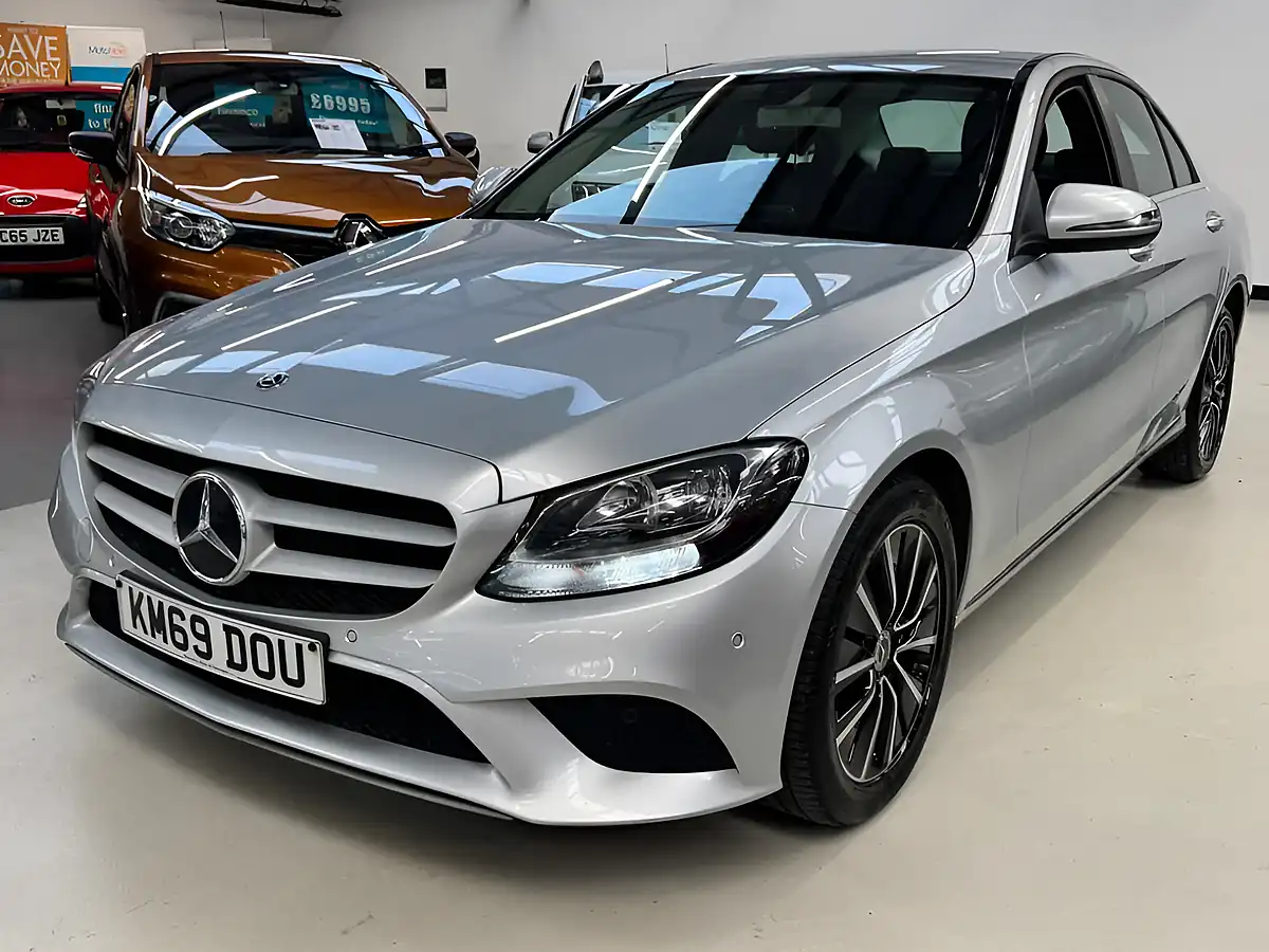 Used 2019 Mercedes-Benz C Class Se Silver - Interior and Exterior details 6