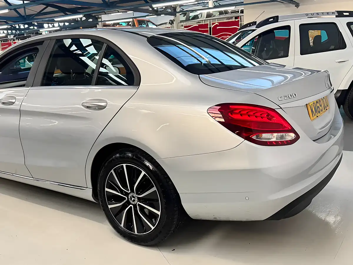 Used 2019 Mercedes-Benz C Class Se Silver - Interior and Exterior details 8