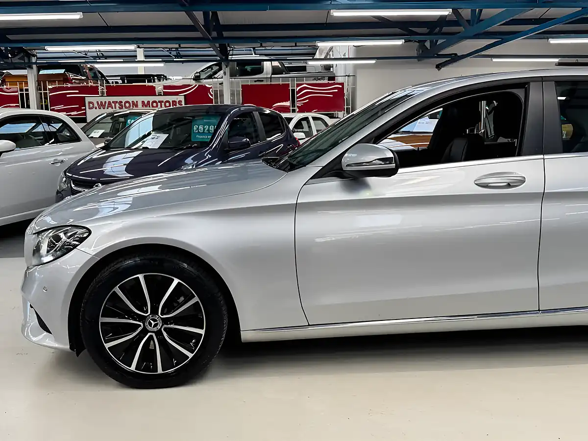 Used 2019 Mercedes-Benz C Class Se Silver - Interior and Exterior details 9