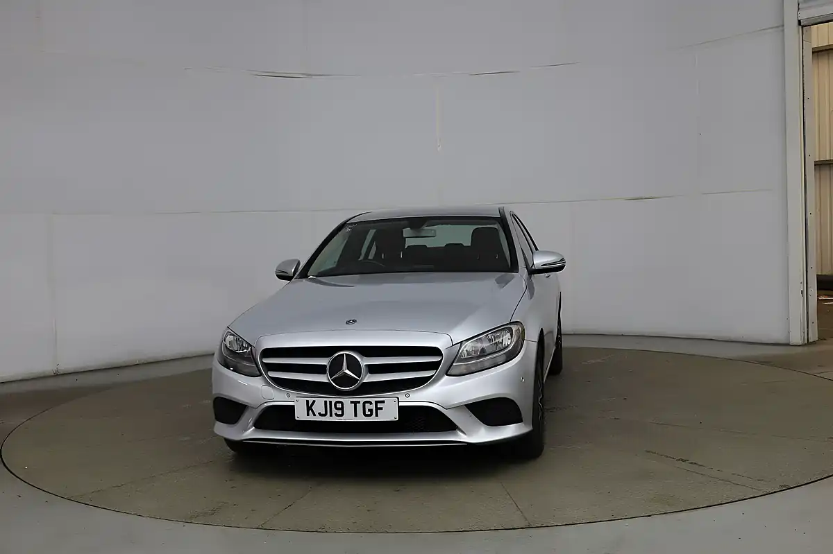 Used 2019 Mercedes-Benz C Class Se Silver - Interior and Exterior details 2
