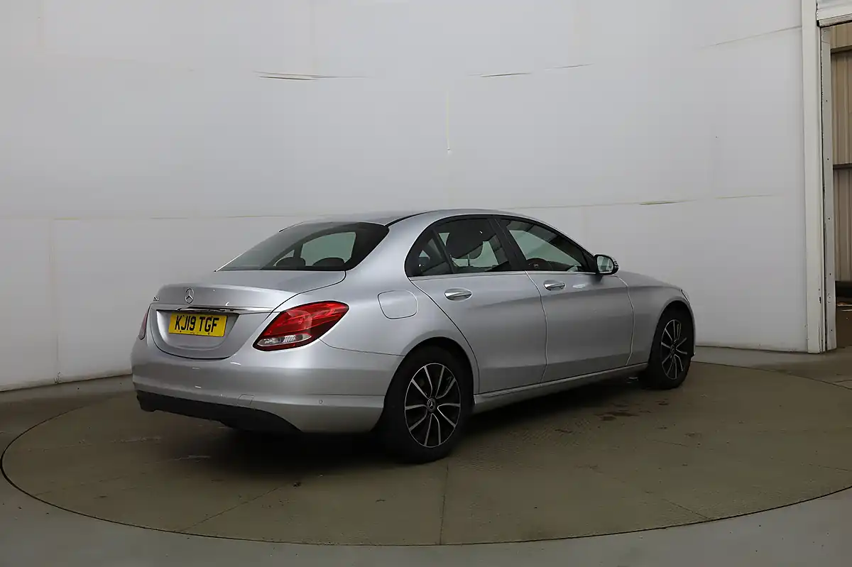 Used 2019 Mercedes-Benz C Class Se Silver - Interior and Exterior details 6