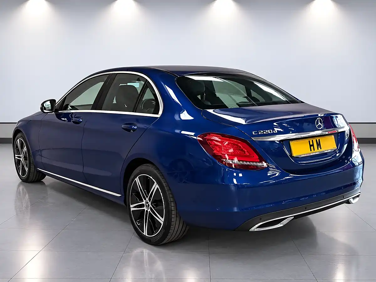 Used 2019 Mercedes-Benz C Class Sport Edition (premium) Blue - Interior and Exterior details 3