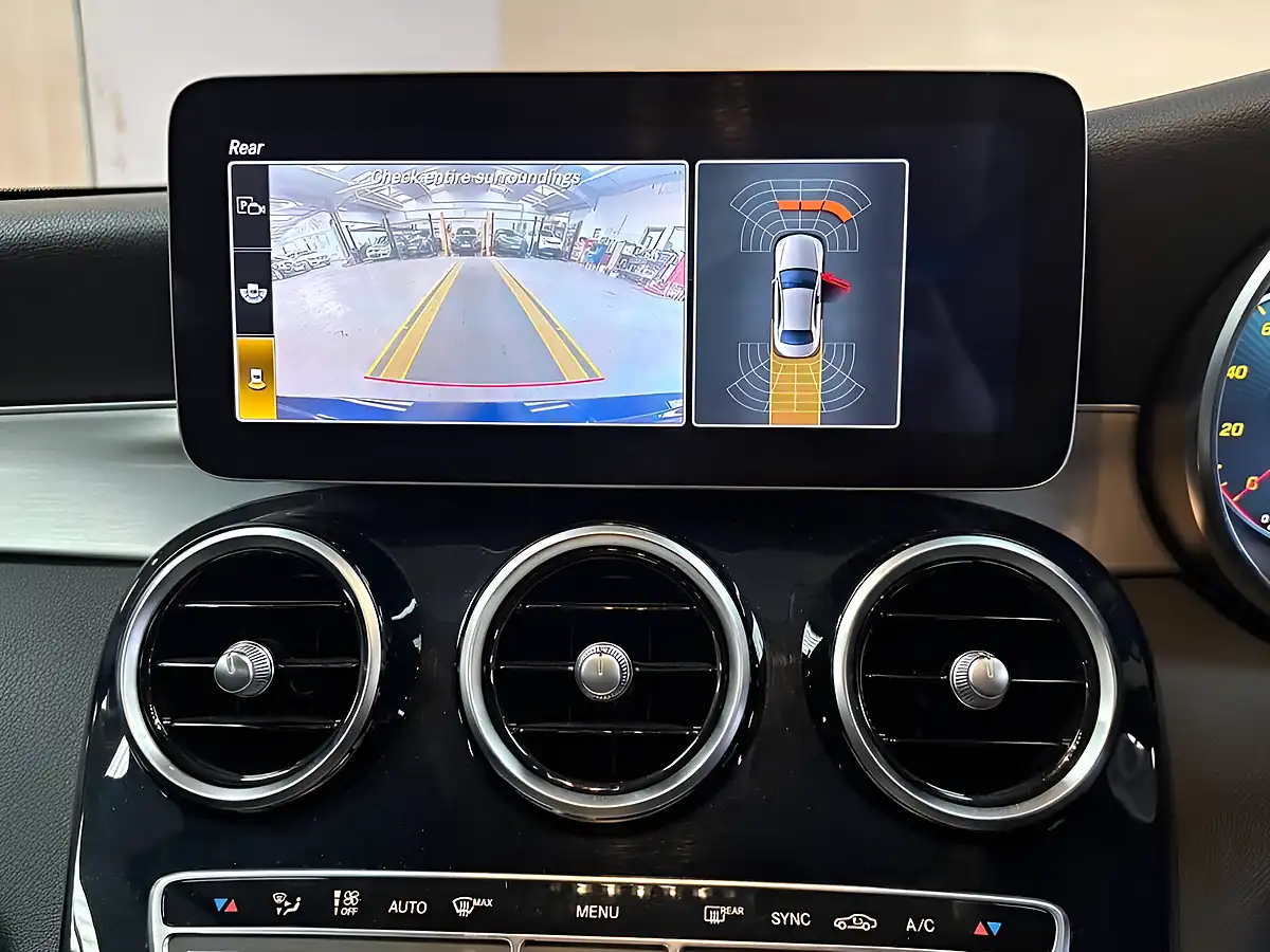 Used 2019 Mercedes-Benz C Class Sport Edition (premium) Blue - Interior and Exterior details 5
