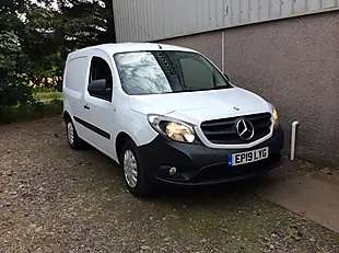 Used 2019 Mercedes-Benz Citan 109 White - Interior and Exterior details 2