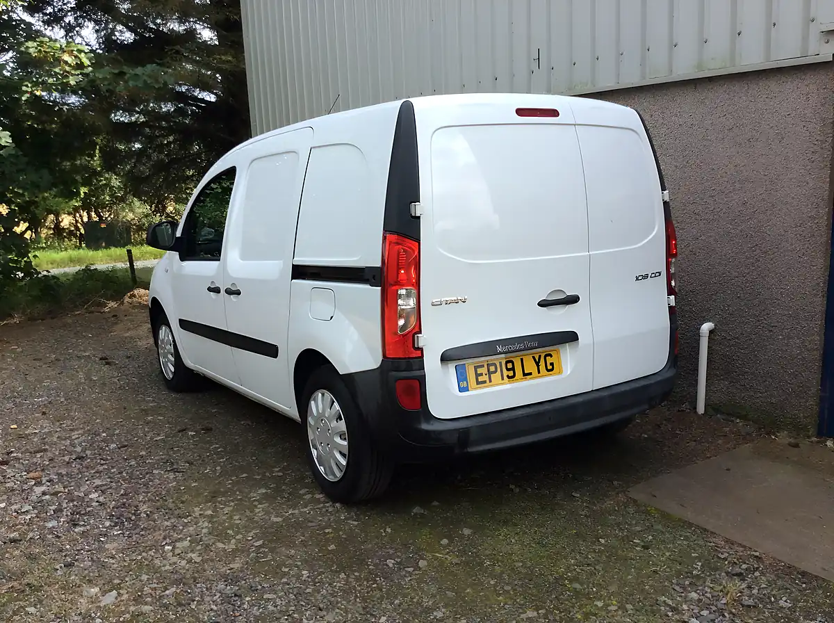 Used 2019 Mercedes-Benz Citan 109 White - Interior and Exterior details 6