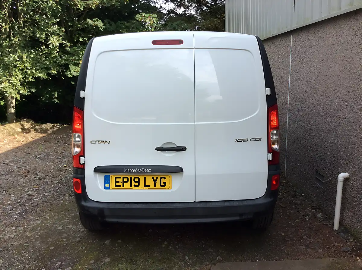 Used 2019 Mercedes-Benz Citan 109 White - Interior and Exterior details 7